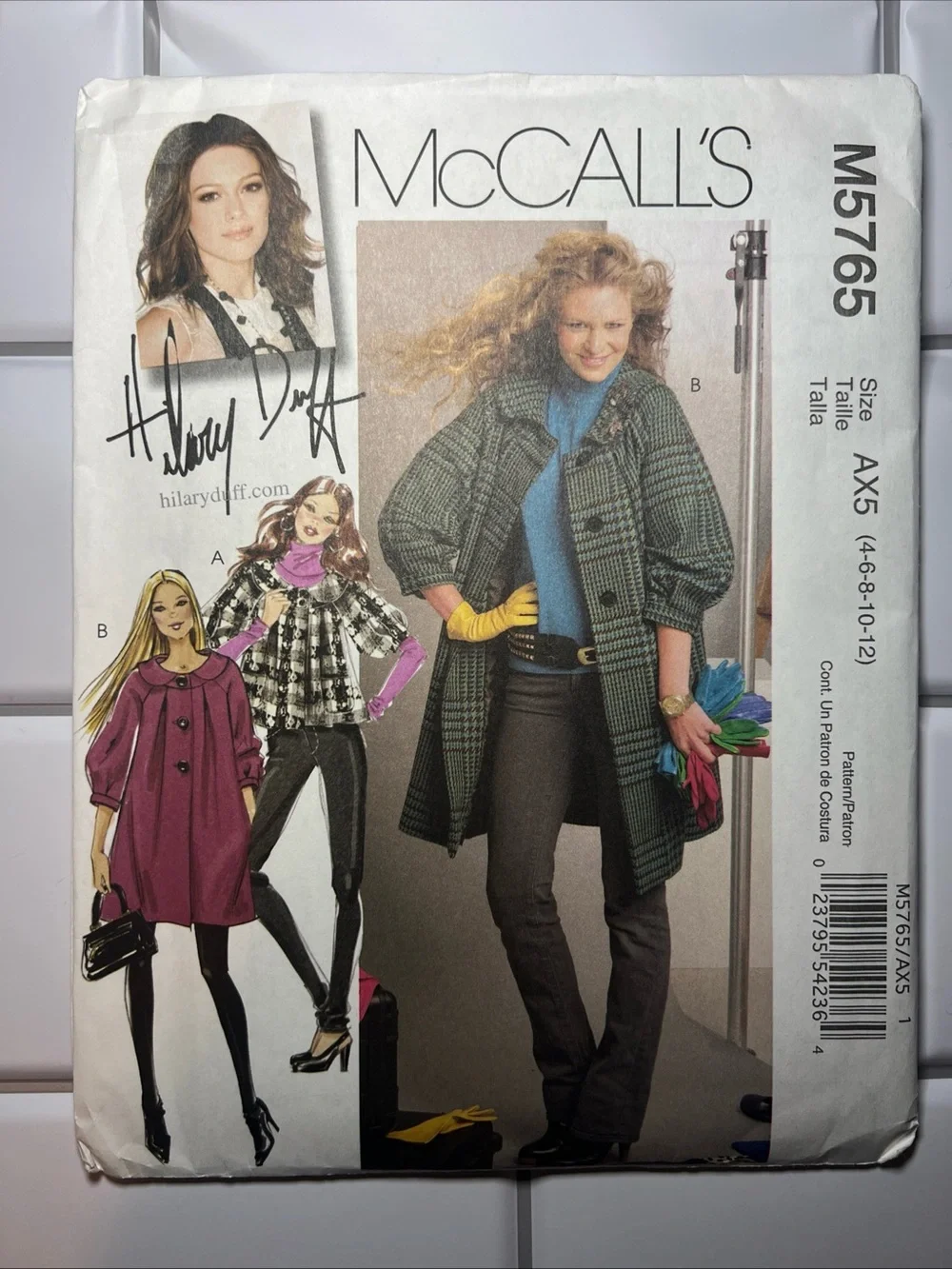 McCall’s M5765 Sewing Pattern AX5 Women’s Fashion Pattern